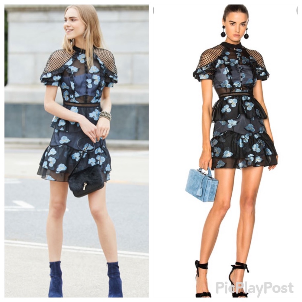 Self-Portrait Mini Dress